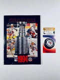 1994 New York Rangers Stanley Cup Finals GM 7 Mark Messier Ticket Hockey and Program - Northwest Cascade Collectibles