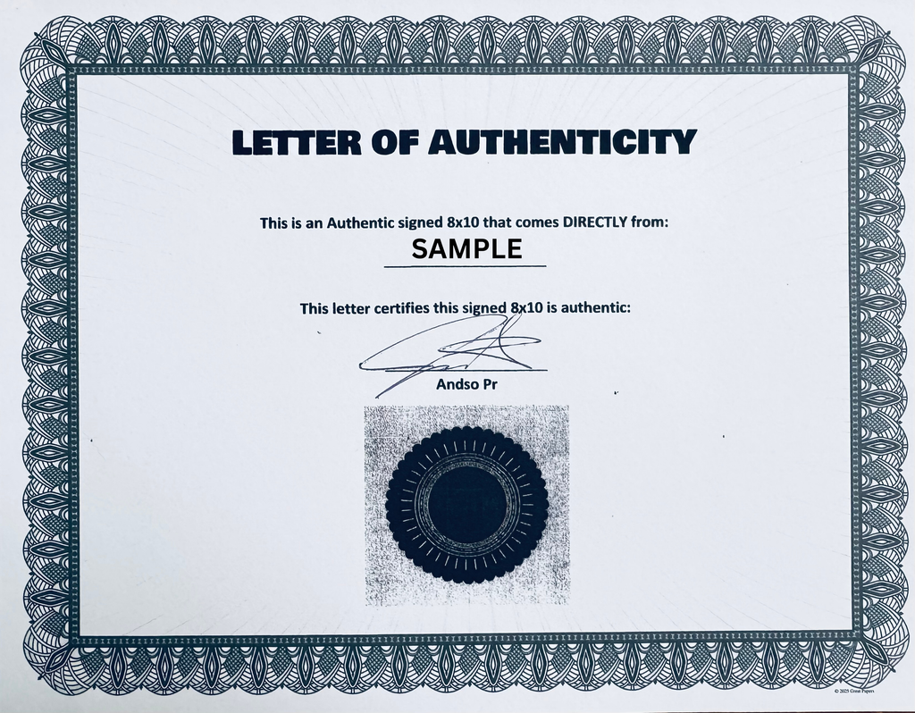 Arnold Schwarzenegger Predator Signed Autographed Signature 8x10 Matte Photo COA