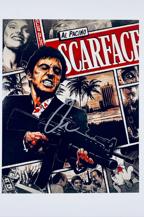 Al Pacino Hand-Signed 8x10 Matte Photo – Scarface Tony Montana Authentic Autograph - Northwest Cascade Collectibles