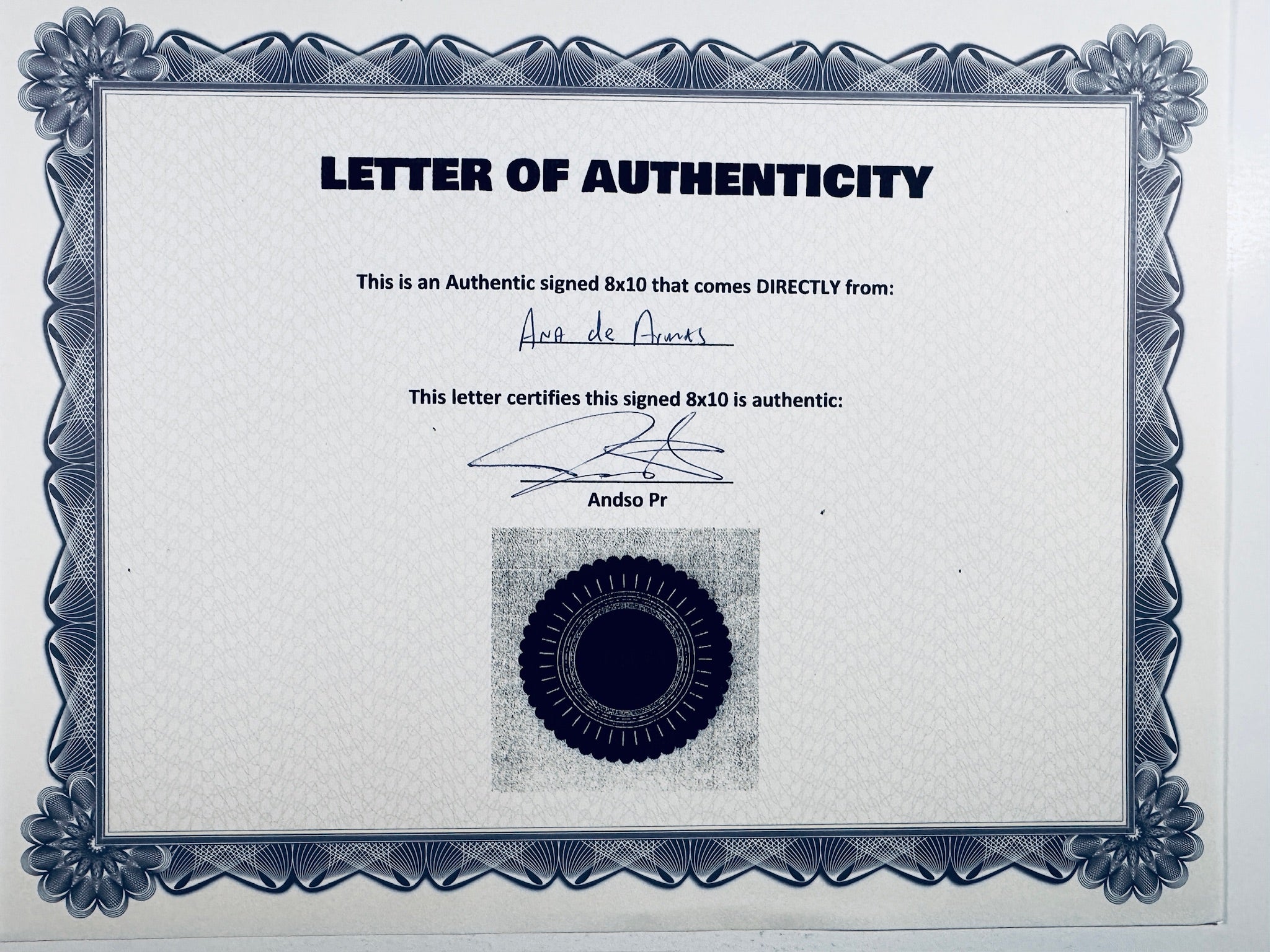 The plain white reverse side representing the back physical condition of the photograph print, showing translucent Fujifilm crystal archive paper watermarks and logos.