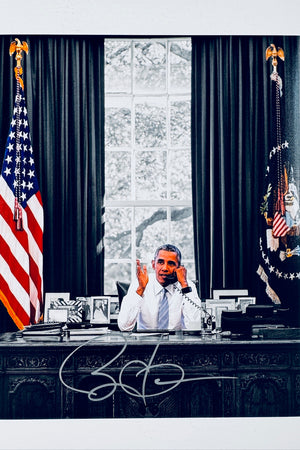 Barack Obama Hand-Signed 8x10 Matte Photo – 44th President Authentic Autograph