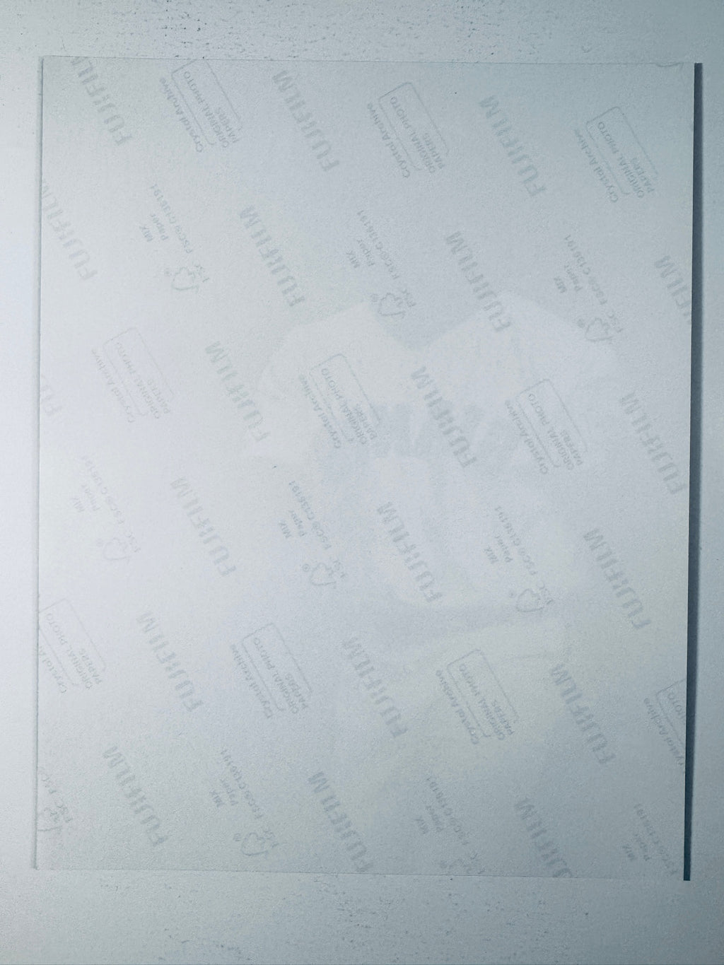 Back condition view of the Fujifilm Crystal Archive paper for the Barry Bonds signed San Francisco Giants 8x10 photo.