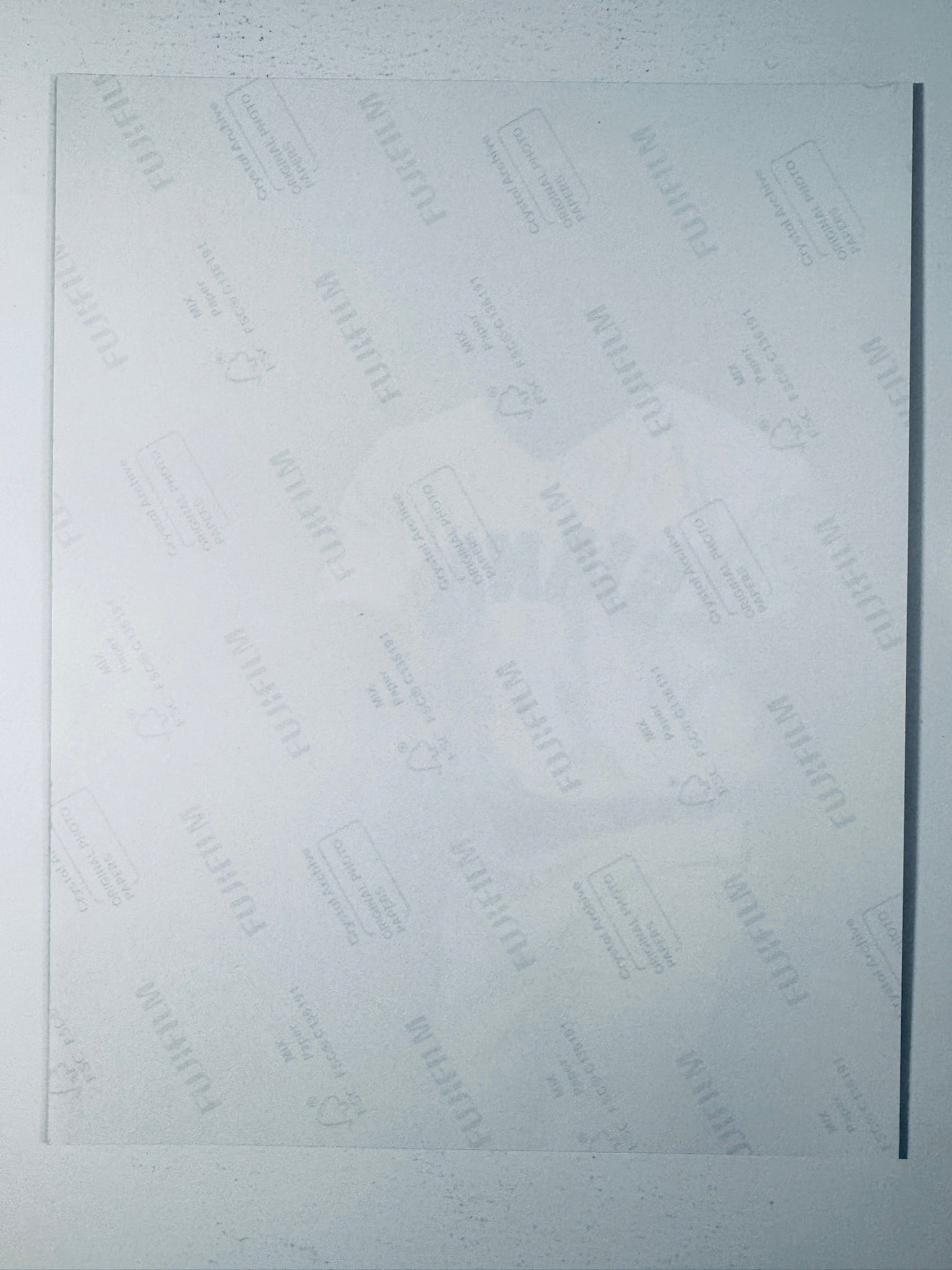Back condition view of the Fujifilm Crystal Archive paper for the Barry Bonds signed San Francisco Giants 8x10 photo.