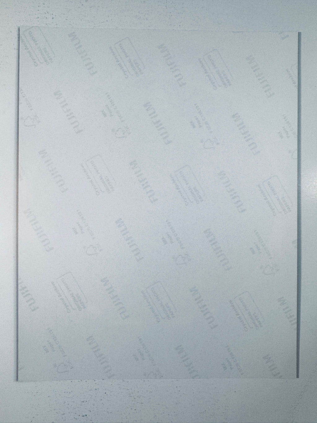 Fujifilm Crystal Archive photographic paper back surface showing the authentic backing and matte paper texture for the Blake Lively signed photo.