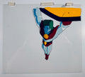 Original Captain Planet animation cel from the 1990s production art one‑of‑a‑kind front view
