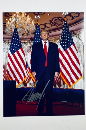 Donald Trump Hand-Signed 8x10 Matte Photo – 45th & 47th President Authentic Autograph COA