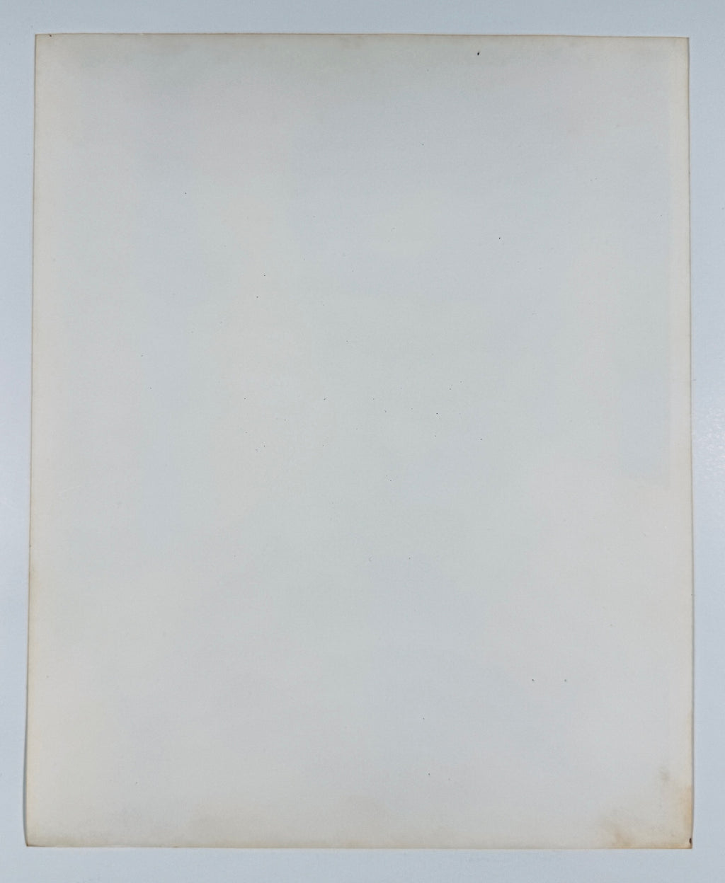 Blank back side of the Dustin Hoffman autographed 8x10 promotional photo.