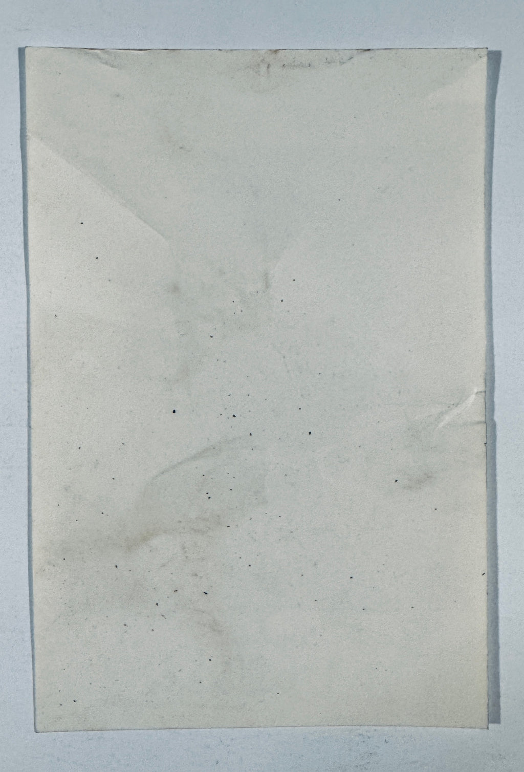 Reverse back view of vintage Eli Wallach signed photo showing paper condition and aging.