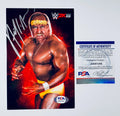 Hulk Hogan signed WWE 2K15 insert card autograph front view