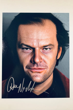 Jack Nicholson Hand-Signed 8x10 Matte Photo – The Shining Authentic Autograph