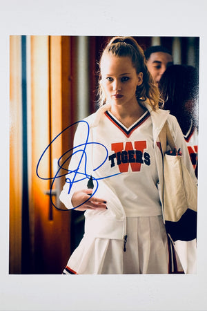 Jennifer Lawrence Hand-Signed 8x10 Matte Photo – No Hard Feelings Authentic Autograph COA