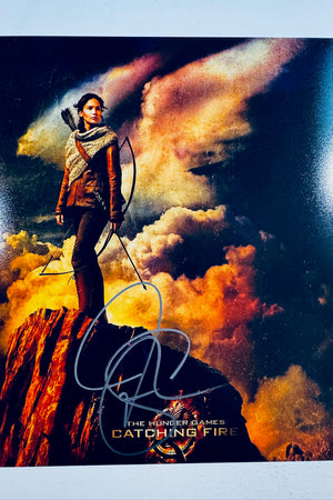Jennifer Lawrence Hand-Signed 8x10 Matte Photo – Hunger Games Katniss Oscar Winner Authentic Autograph COA