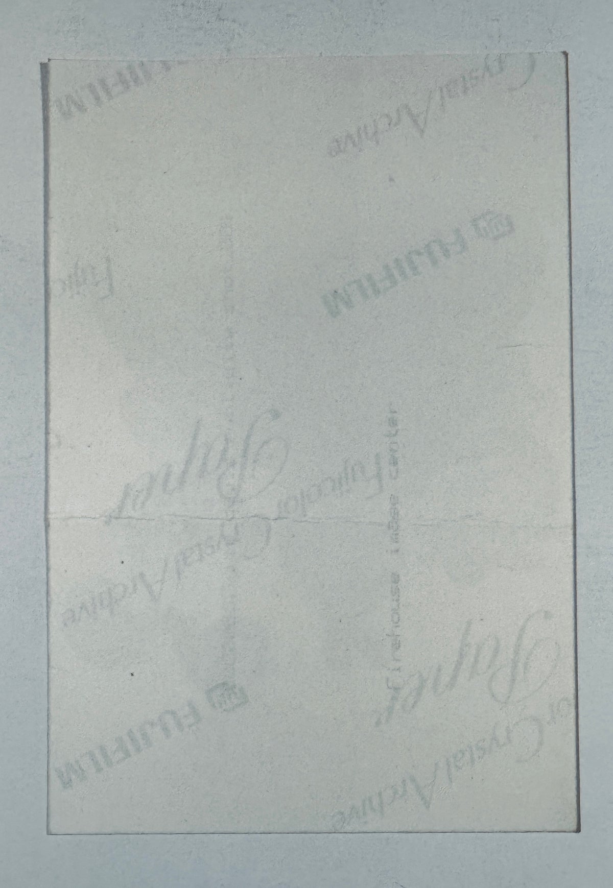 Back of Jim Davis Garfield signed promo photograph
