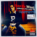 Front cover of the Kanye West Semester Over Seas '05 Live in Amsterdam unofficial 2LP vinyl record in shrink wrap.