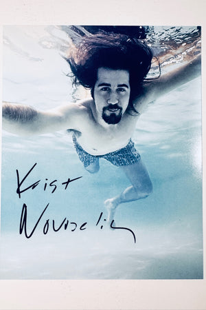 Krist Novoselic Hand-Signed 8x10 Matte Photo – Nirvana Authentic Music Memorabilia