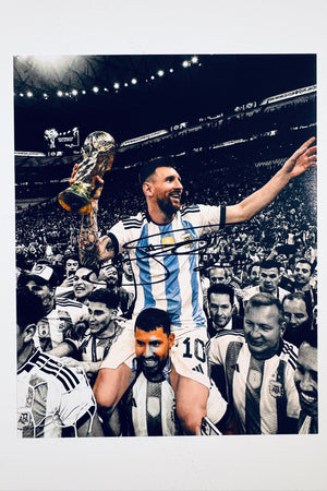Lionel Messi Hand-Signed 8x10 Matte Photo – Authentic Soccer Memorabilia COA