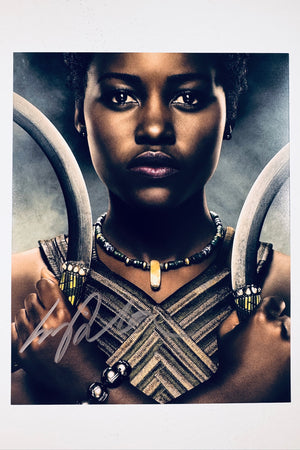 Lupita Nyong'o Hand-Signed 8x10 Matte Photo – Black Panther Authentic MCU Autograph