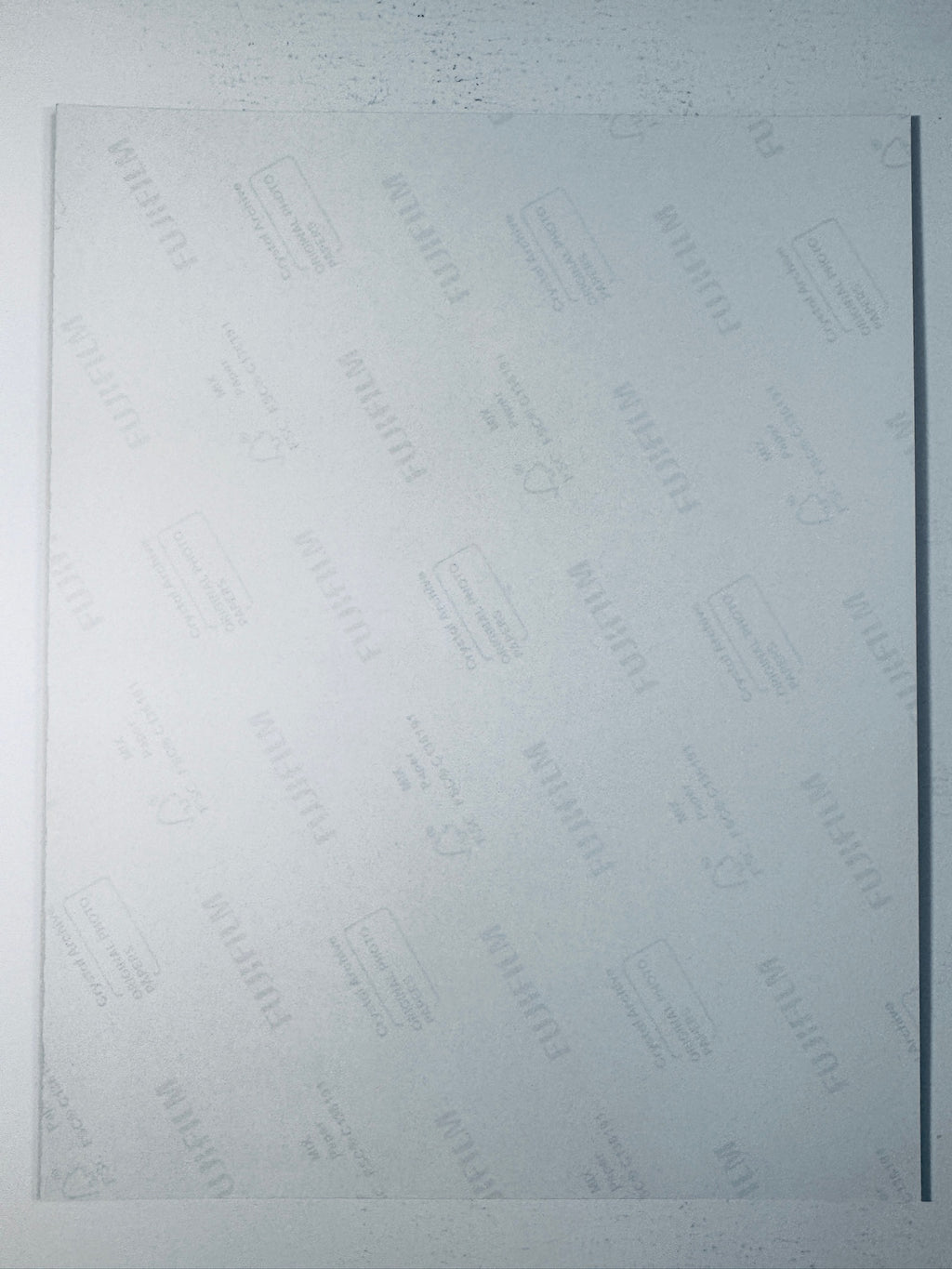 Back condition view of the Fujifilm Crystal Archive paper for the Michael C. Hall signed Dexter: New Blood 8x10 photo.