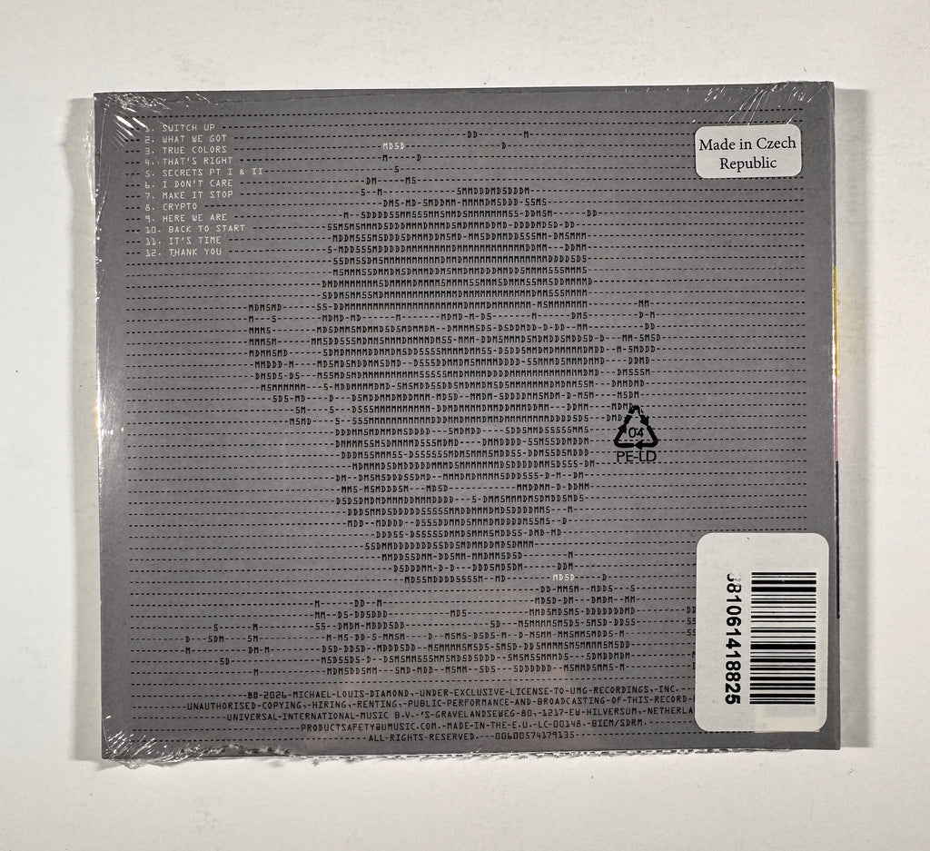 Mike D Signed Thank You CD with Autographed Insert - Sealed