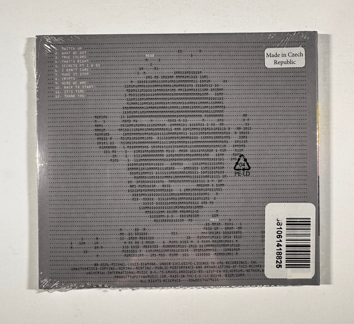 Mike D Signed Thank You CD with Autographed Insert - Sealed
