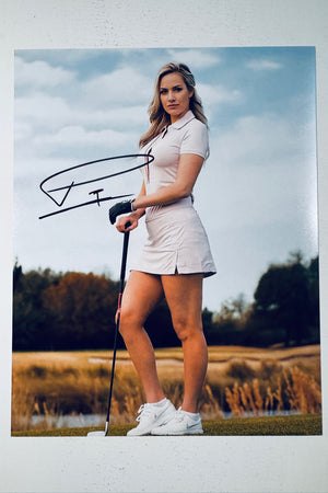 Paige Spiranac Hand-Signed 8x10 Glossy Photo – Golf Influencer Authentic Autograph