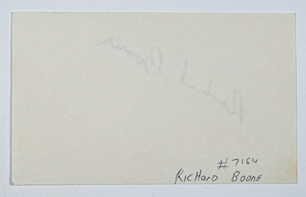 The back of the vintage 8x10 photograph and the index card, showing their overall condition and paper quality.