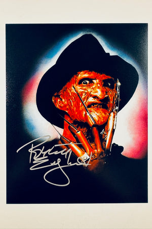 Robert Englund Hand-Signed 8x10 Matte Photo – A Nightmare on Elm Street Freddy Krueger Authentic Autograph