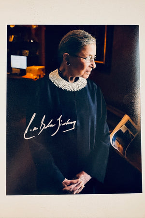 Ruth Bader Ginsburg Hand-Signed 8x10 Matte Photo – Supreme Court Justice Authentic Autograph
