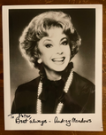 Audrey Meadows Signed Autograph Signature 8x10 B&W Vintage Glossy Photograph
