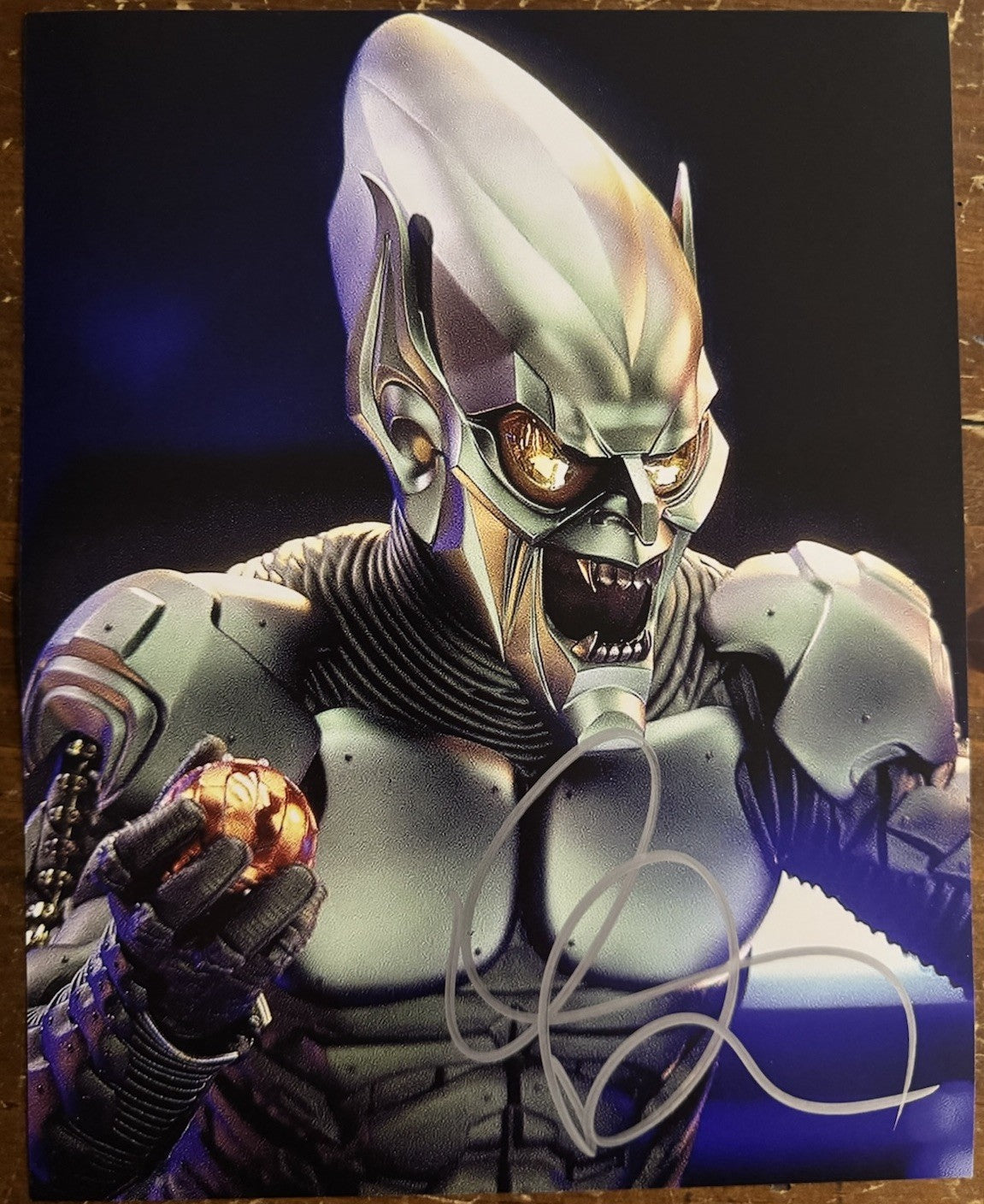 William Dafoe Signed Autograph Signature 8x10 Matte Spiderman Photograph COA