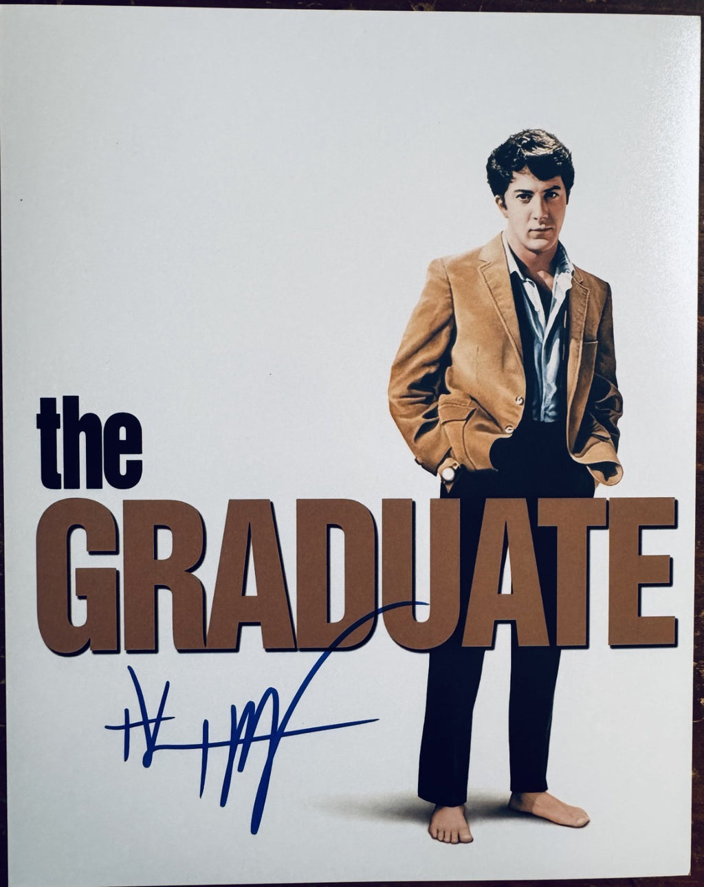Dustin Hoffman Graduate Signed Autographed Signature 8x10 Matte Photograph COA