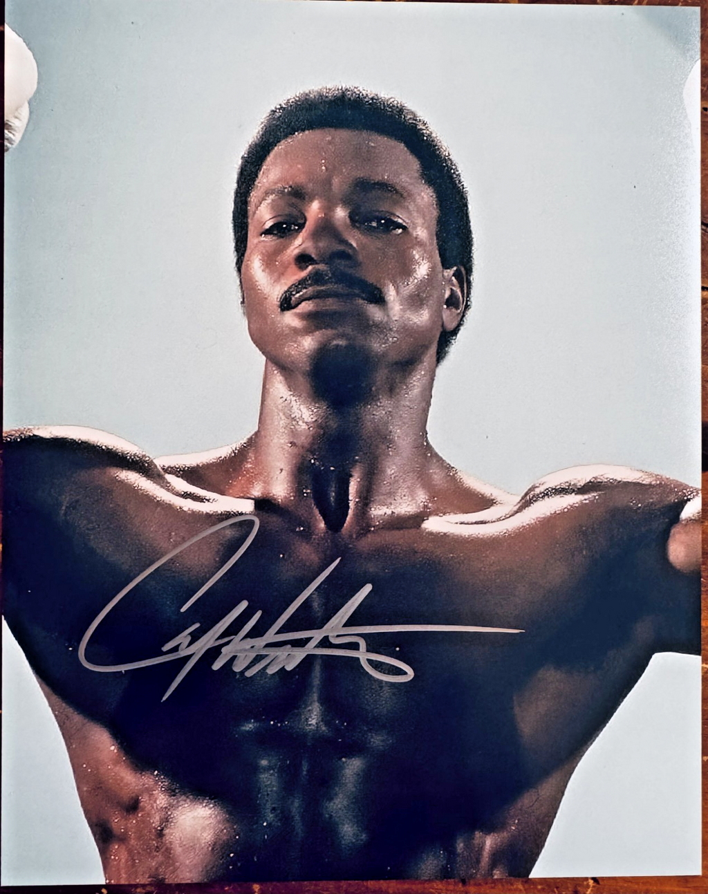 Carl Weathers Rocky Signed Autographed Signature 8x10 Matte Photograph COA