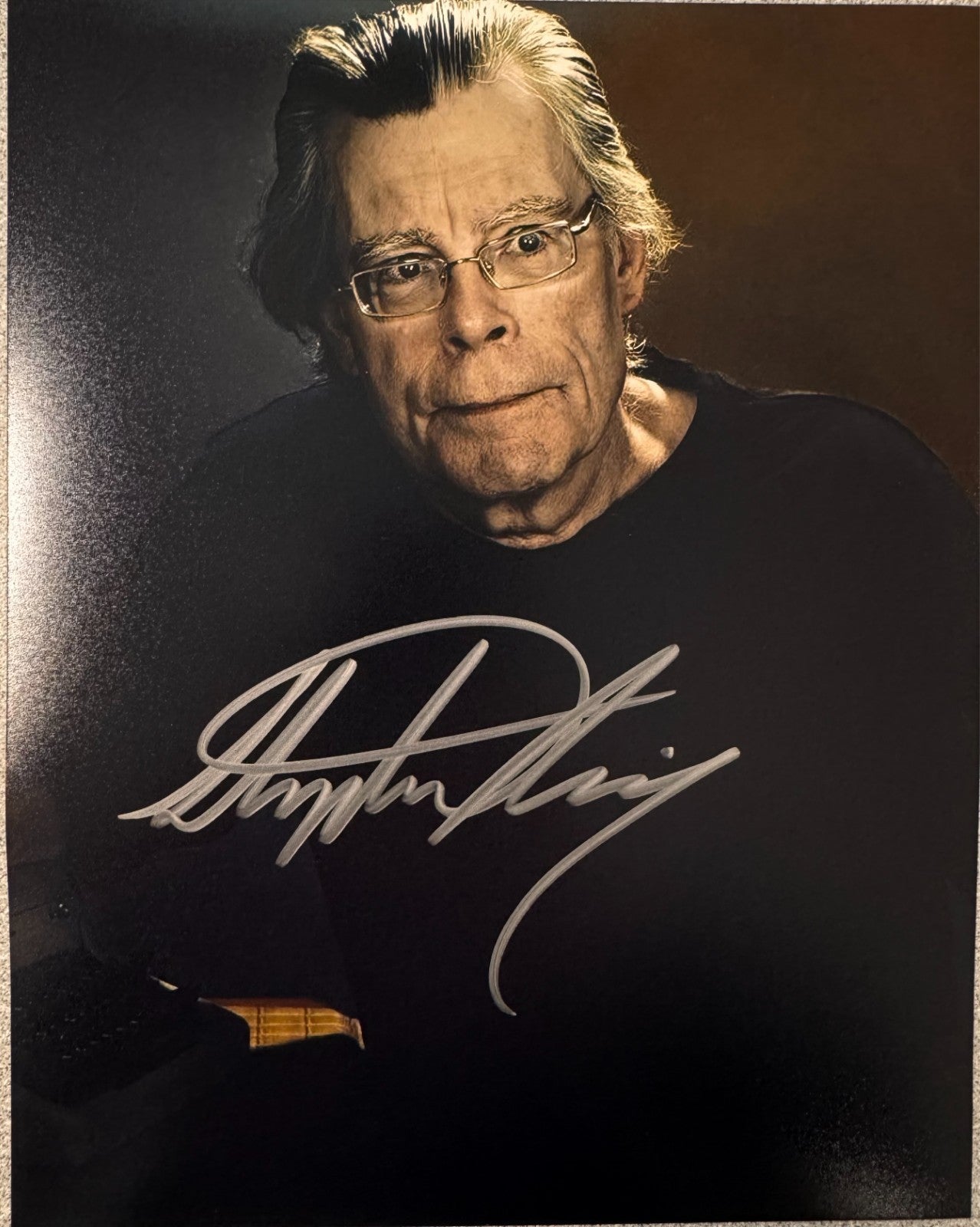 Stephen King Signed Autographed Signature 8x10 Matte Photograph COA