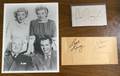 I Love Lucy Full Cast Signed Autograph Signature 3x5 index and vintage paper