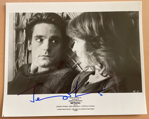 Jeremy Irons Signed Autograph Signature 10x8 Betrayal Vintage Movie Photograph