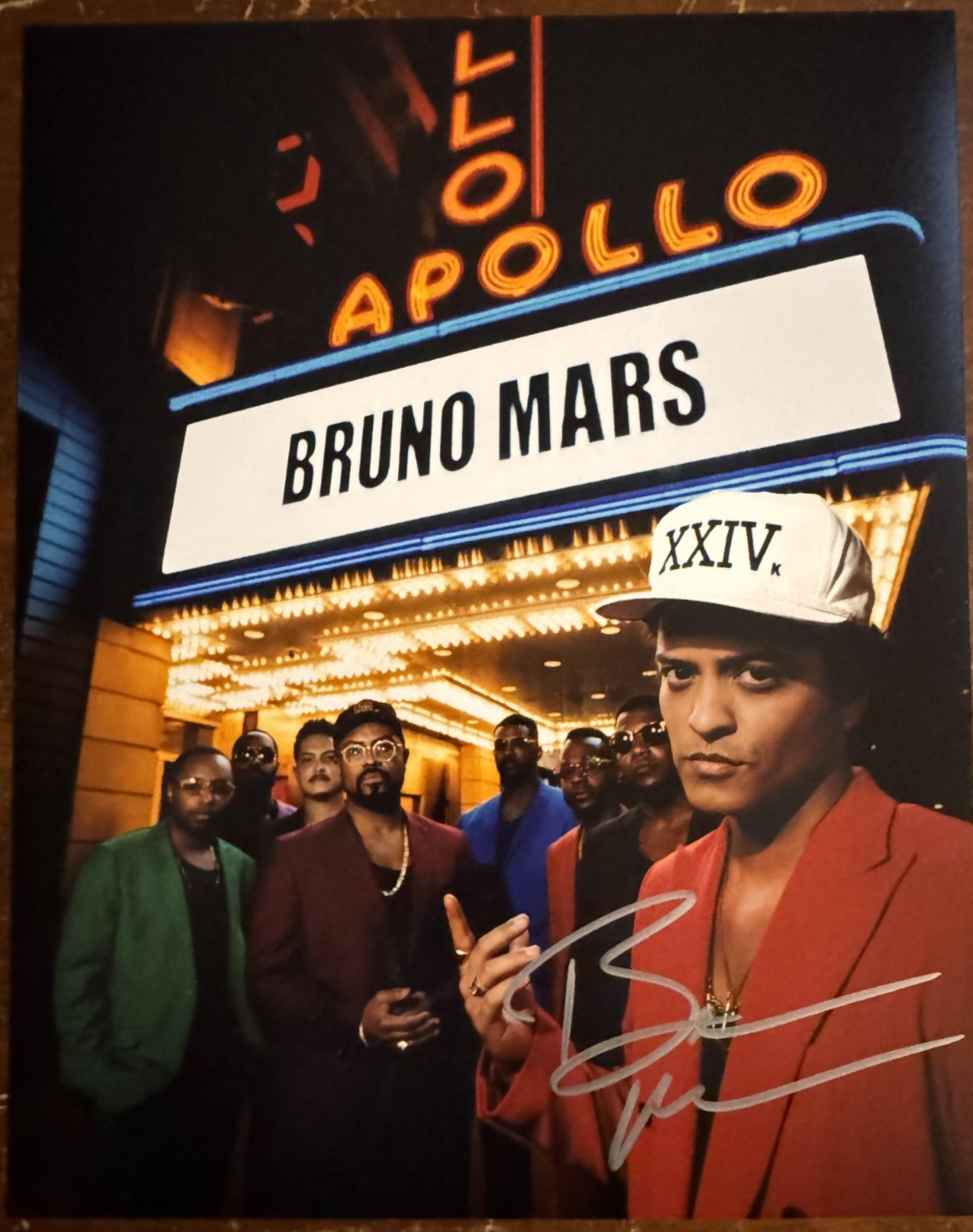 Bruno Mars Autographed Signature 8x10 Matte Photograph COA