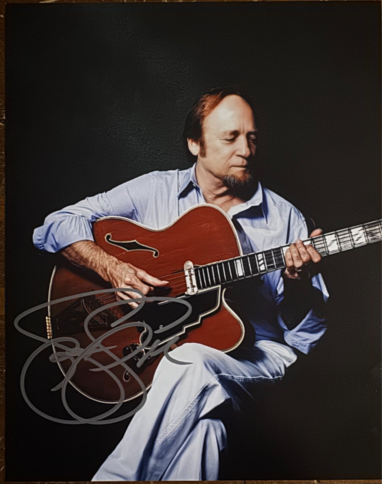 Steven Stills Crosby, Stills, & Nash Signed Autographed Signature 8×10 Matte