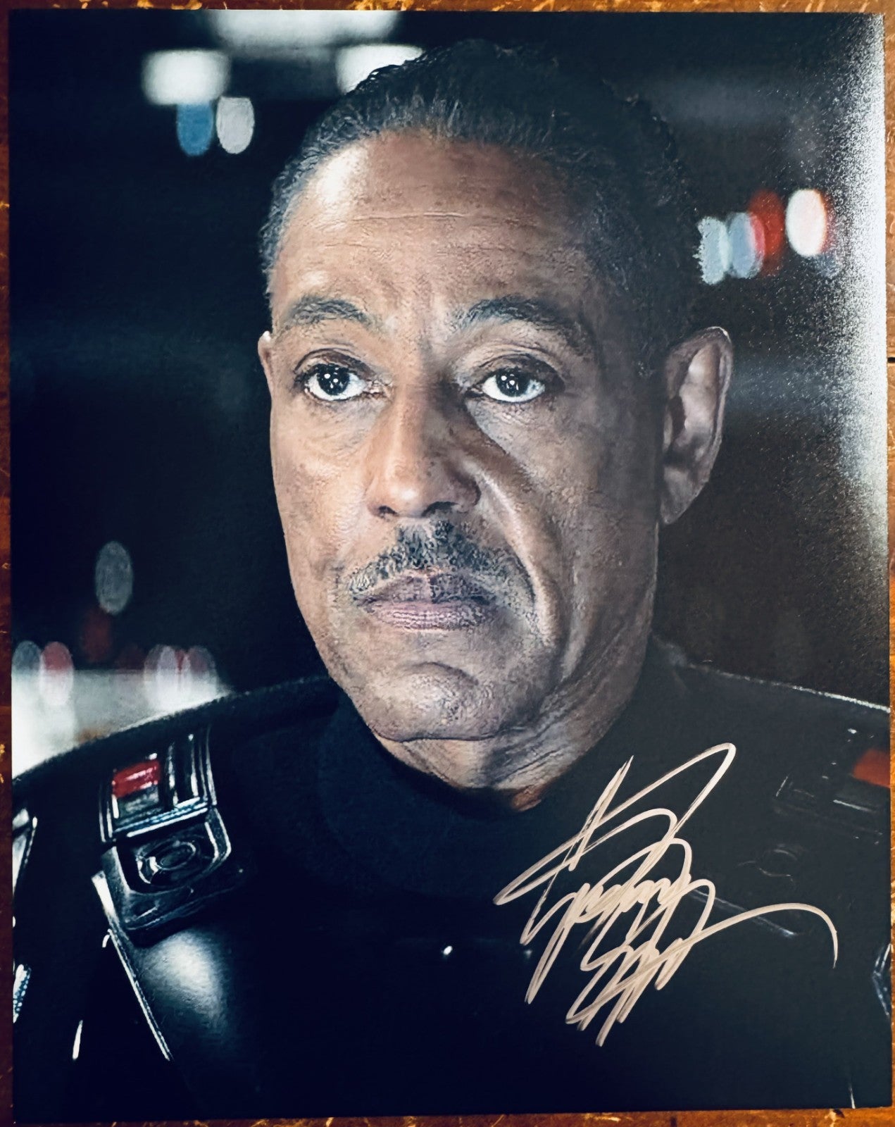 Giancarlo Esposito Mandalorian Signed Autographed Signature 8x10 Matte Photo COA
