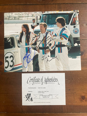 Herbie Fully Loaded Full Cast Signed Autograph Signature 8x10 Lindsay Lohan COA