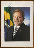 Luiz Inácio Lula da Silva Signed Autograph Signature 8.5x6 Color Glossy Photo