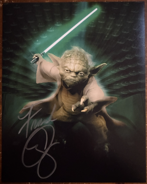 Frank Oz Yoda Autographed Signature 8x10 Matte Photograph COA