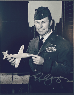 Chuck Yeager Signed Autographed Signature 8x10 Matte Photograph with COA