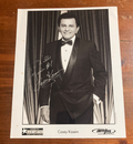Casey Kasem Signed Autograph Signature 8x10 B&W Vintage Glossy Photograph