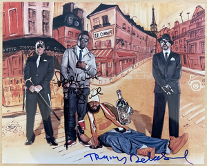 De La Soul First Serve Signed 10x8 Photo Jacob Pop Life Barrow Trugoy Maseo RARE