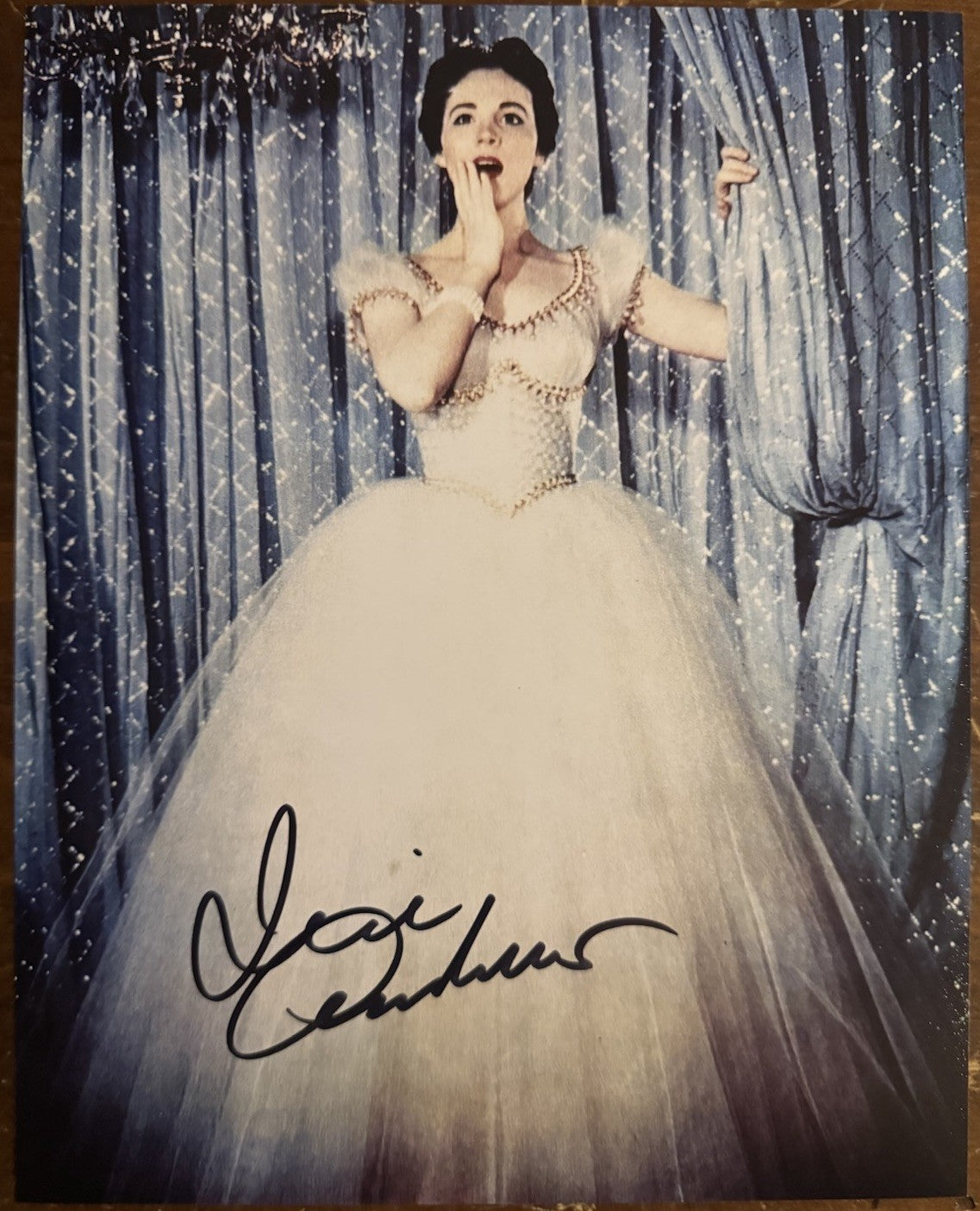 Julie Andrews Signed Autograph Signature 8x10 Matte Cinderella Photograph COA