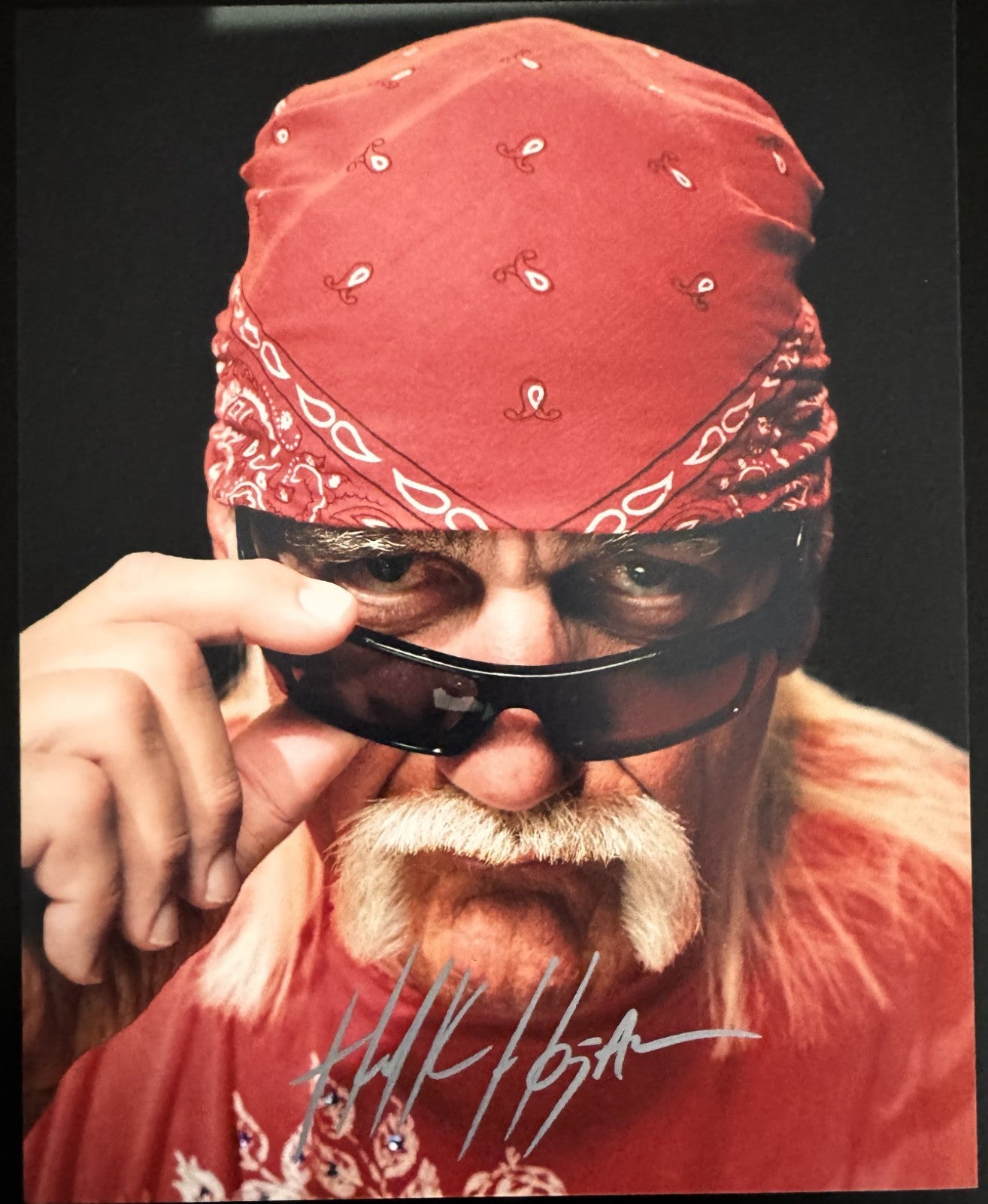 Hulk Hogan Signed Autographed Signature 8x10 Matte WWF Photograph COA