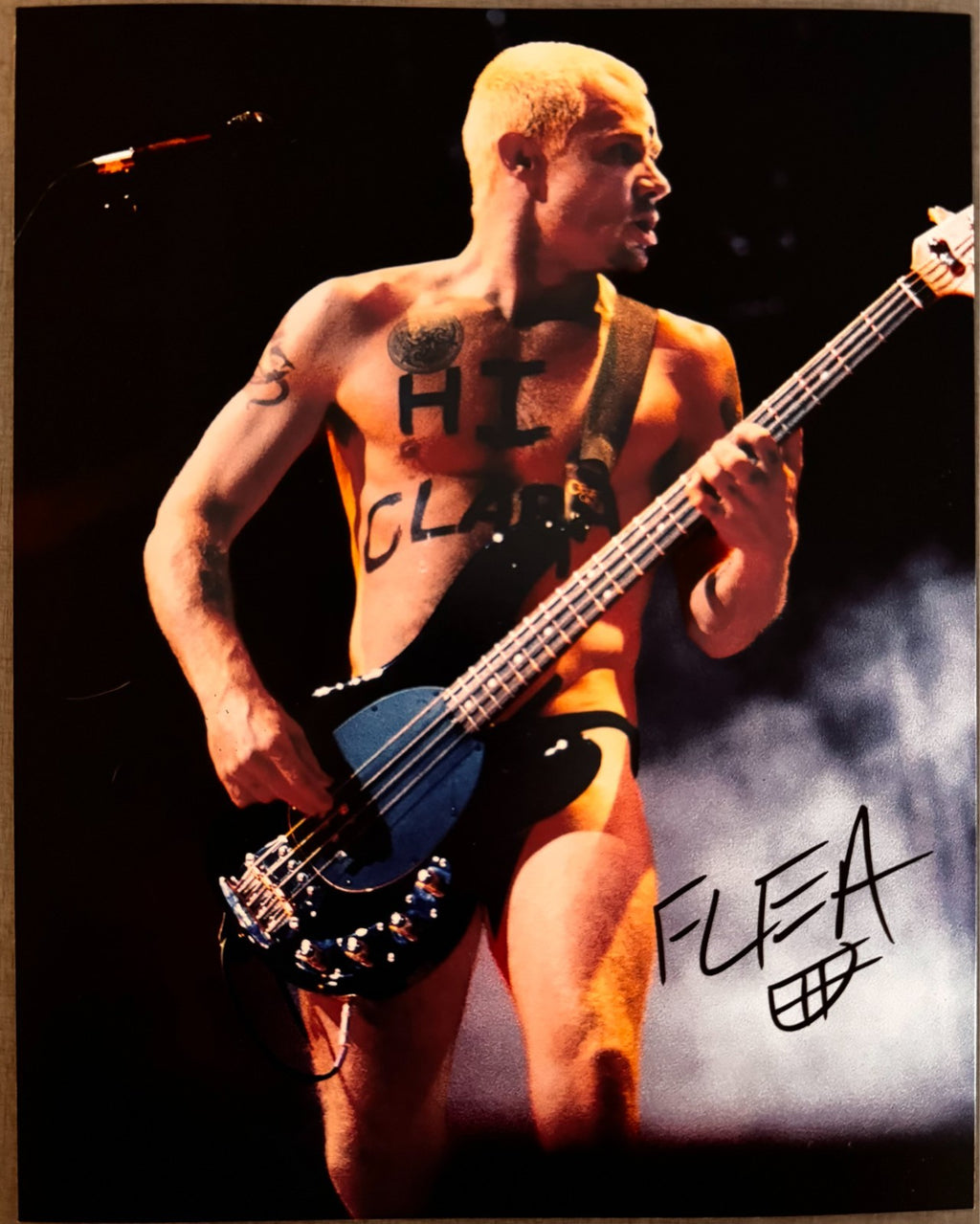 Flea Red Hot Chili Peppers Signed Autograph Signature 8x10 Matte Photograph COA