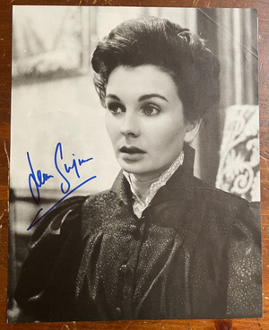 Jean Simmons Signed Autograph Signature 8x10 B&W Magazine Photograph Spartacus