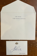 John B. Gorton Signed Autograph Signature 4x3 Official Prime Minister Card