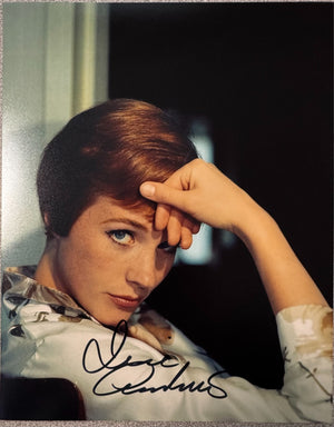 Julie Andrews Signed Autograph Signature 8x10 Color Glossy Photograph